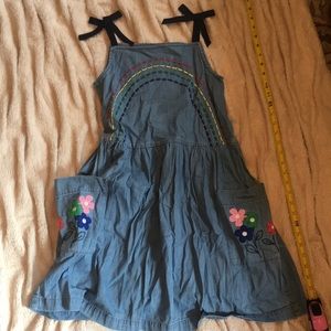 Girls Hannah Andersson Cheery Rainbow Flower Pride Dress (12)